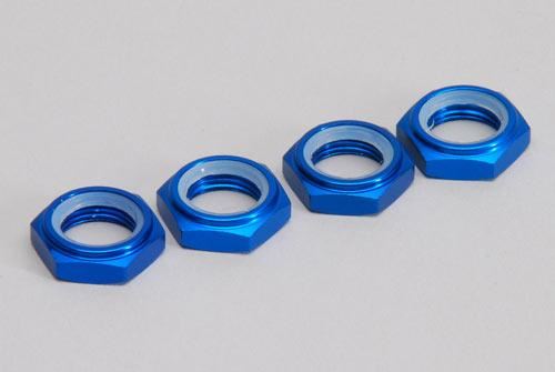 XTM Racing Locking Wheel Nut - 17mm/Blue/Pk4