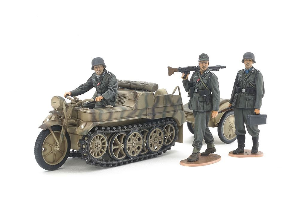 Tamiya 1/35 German Sd.Kfz.2 Kettenkraftrad (Mid-production) - 35377