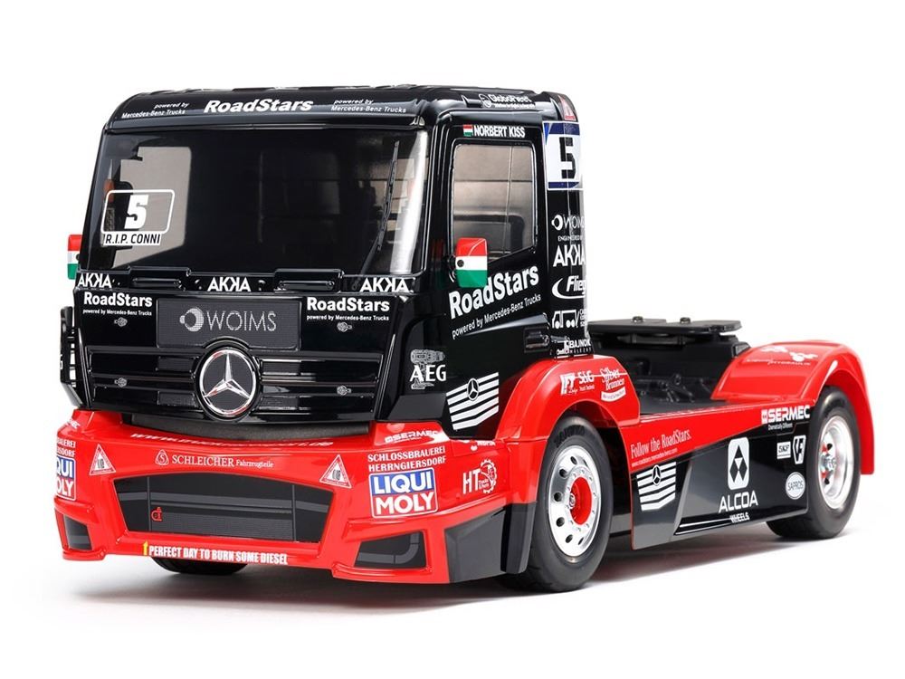 Tamiya 1/14 Tankpool24 Racing Mercedes-Benz Actros MP4 (TT-01E) - 58683