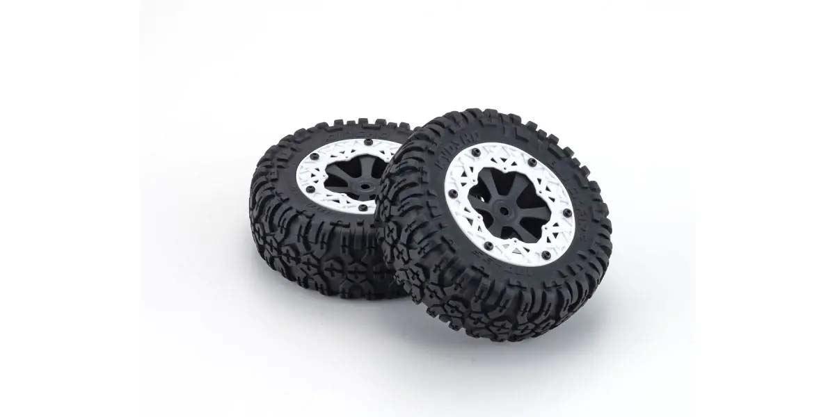 Pre-Glued Tires Kyosho Ez Series Axxe 1:10 Ep (2)