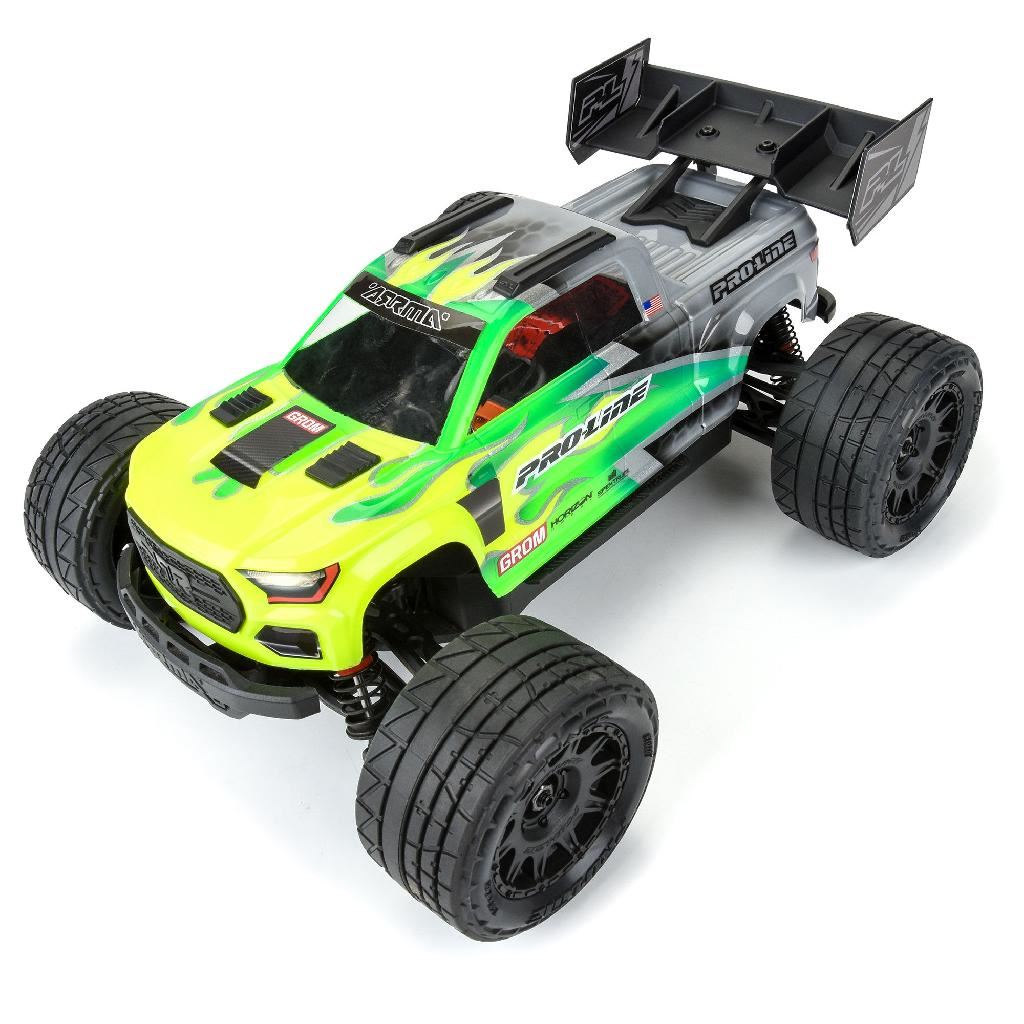 Pro 1/18 Sector Wing Set And Roof Skids Black: Granite Grom