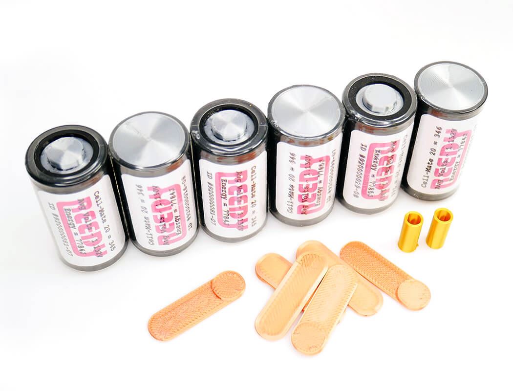 Centro Vintage Bk Reedy Dummy 6 Cell Pack W/Hardware (3D)