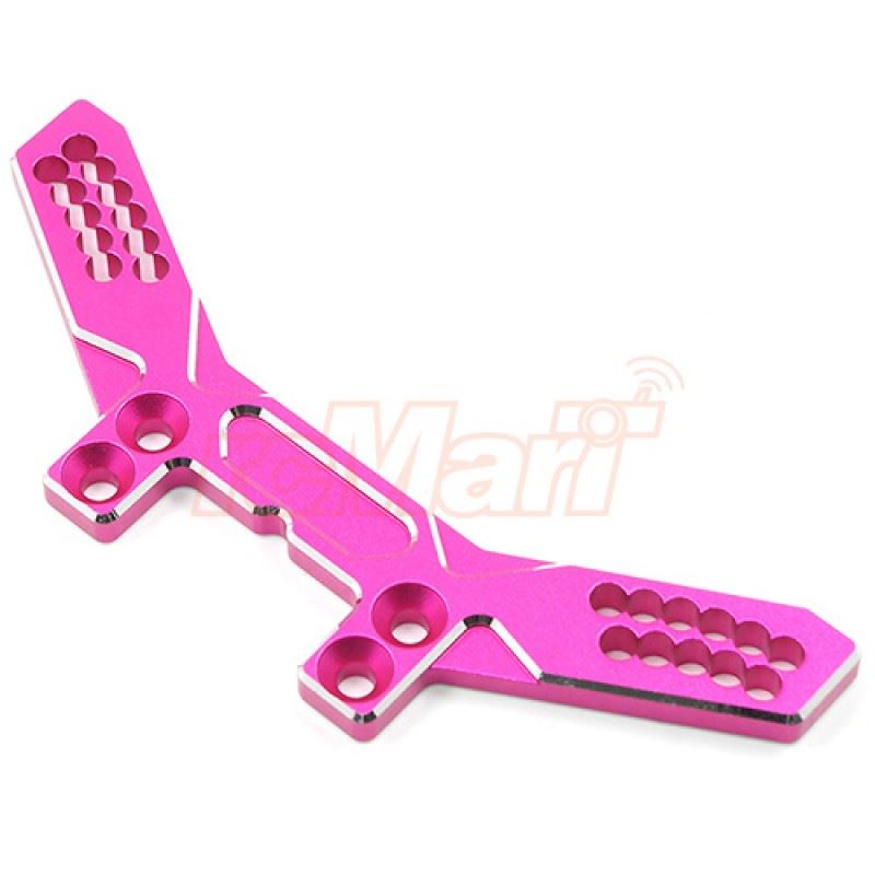 Yeah Racing Aluminum Front Suspension Shock Tower For 3Racing Sakura D4 Pink