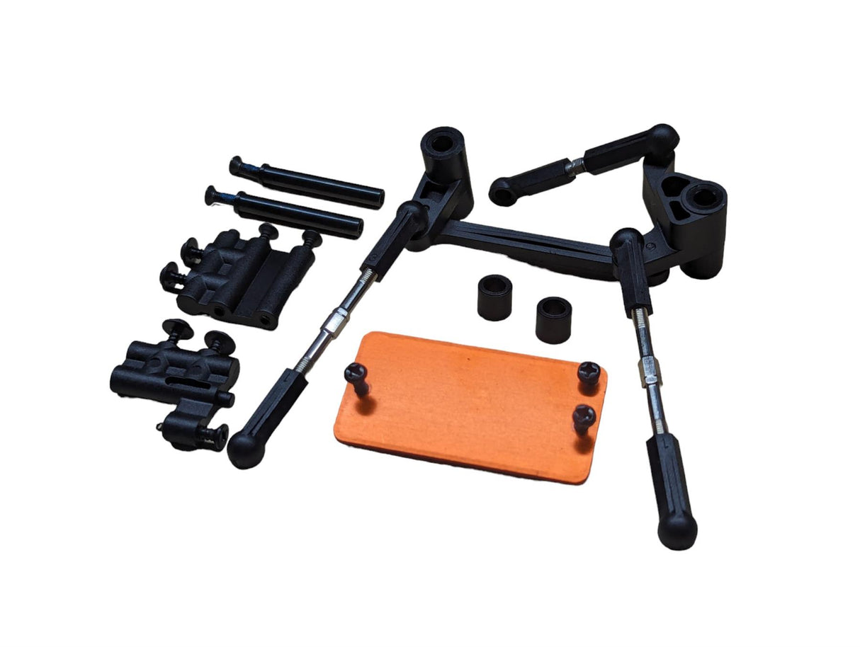 HPI Bullet Flux Esc Plate And Steering Bellcrank & Servo Top Deck (Breaker Part)