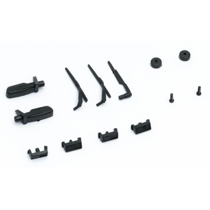 Fms 12483 Rearview Mirror, Wiper And Handle