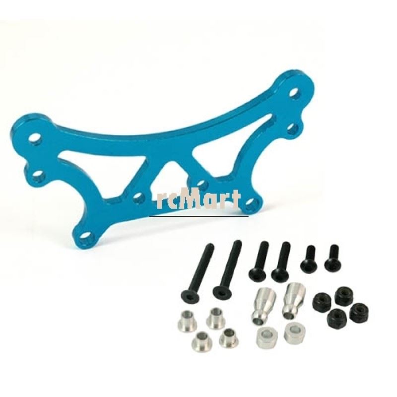 Yeah Racing Alum Rear Damper Plate (BU) For TA01 / TA02