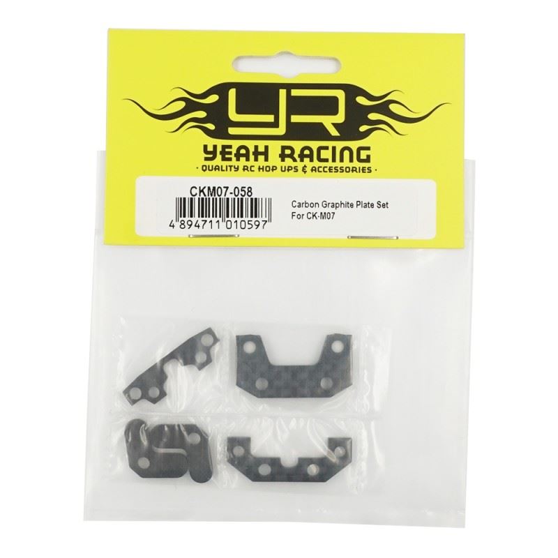Yeah Racing Carbon Graphite Plate Set For CK-M07