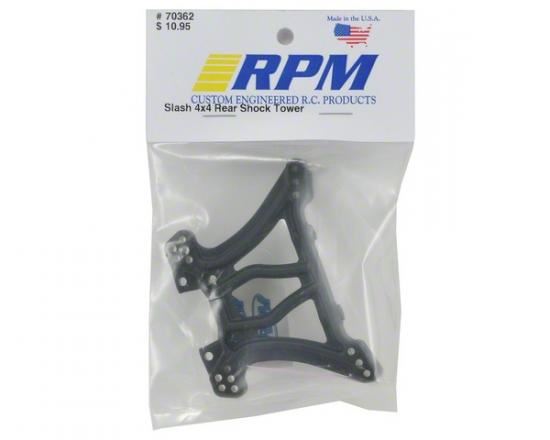 RPM Traxxas Slash 4X4 Rear Shock Tower Black