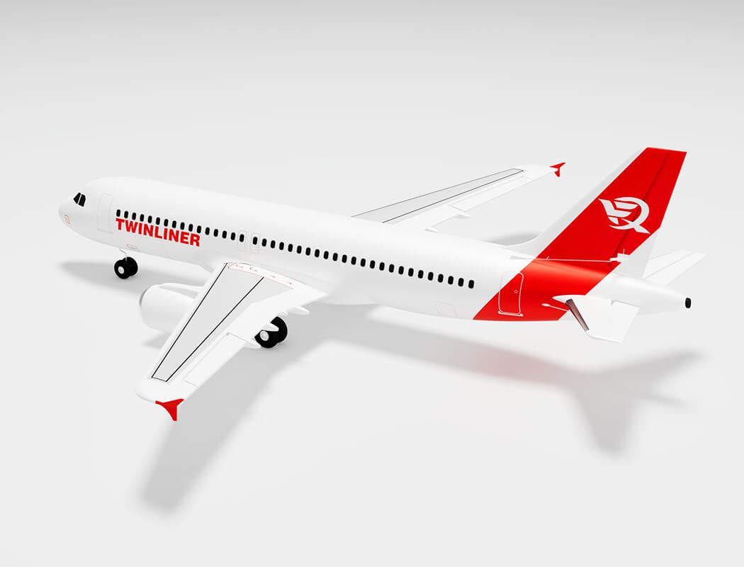 XFLY TWINLINER 40MM EDF JET w/o TX/RX/BATT