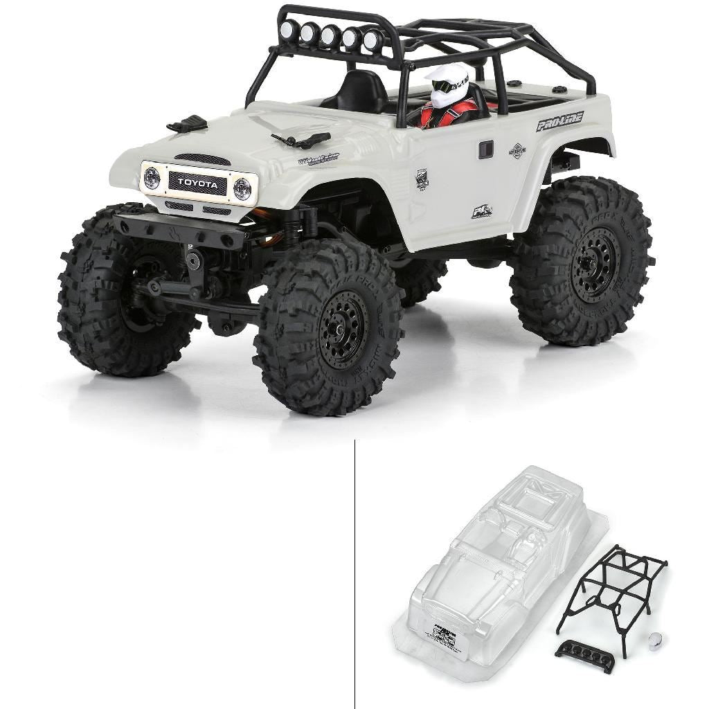 Pro 1/24 1979 Toyota Land Cruiser Fj40 Clear Body With Trail Cag