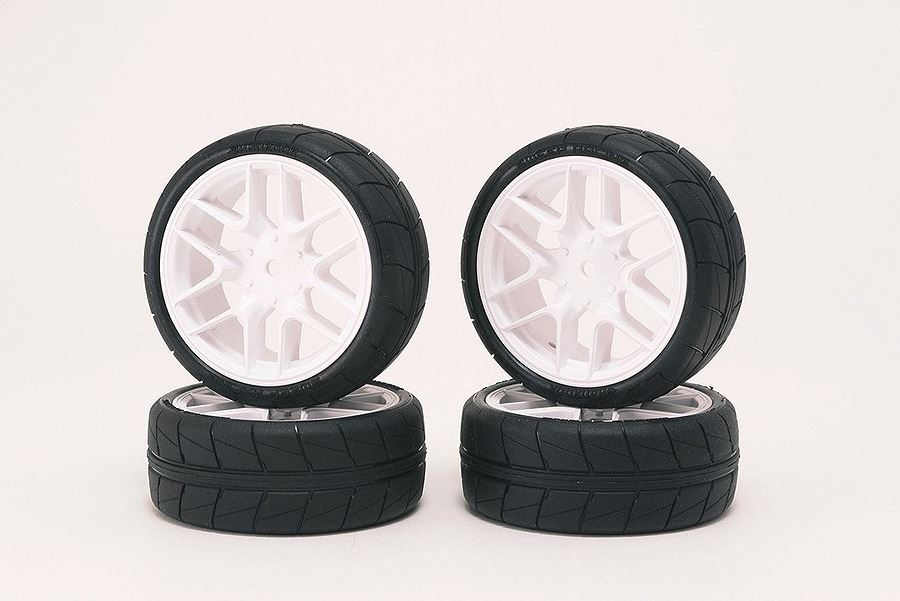 Sweep Hankook Tread 32Deg 24mm Glued Tc Tyres 12 Spoke Carpet (2)