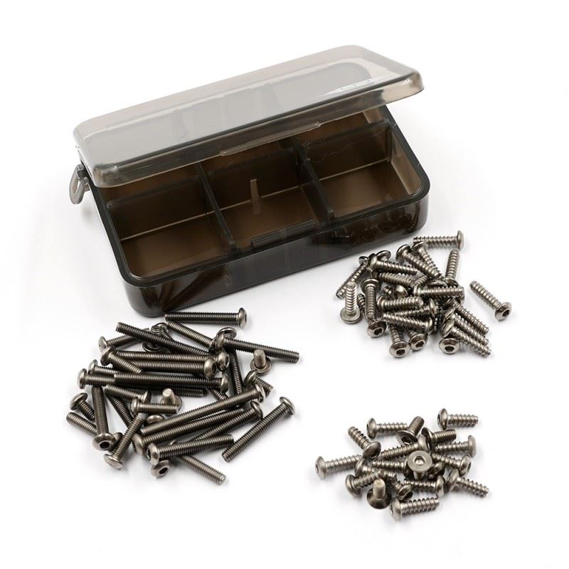 Yeah Racing Titanium Screw Assorted Set W/Box For Tamiya Super Hot Shot