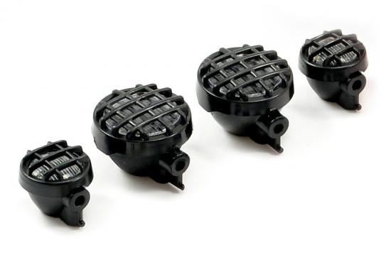 FASTRAX SILVER ALUMINIUM LUGGAGE RACK w/LED LAMPS L130MM X W110MM