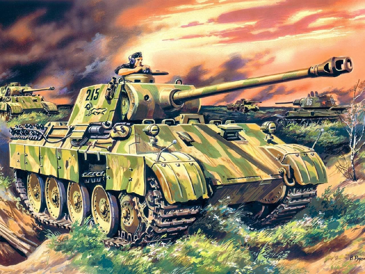 Icm Pz.Kpfw.V Panther Ausf.D, Wwii German Tank