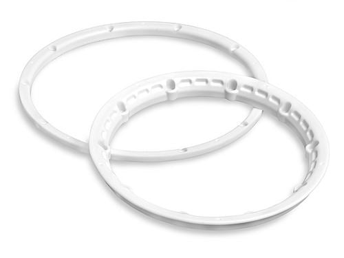 HPI Heavy Duty Wheel Bead Lock Rings White/For 2 Whl
