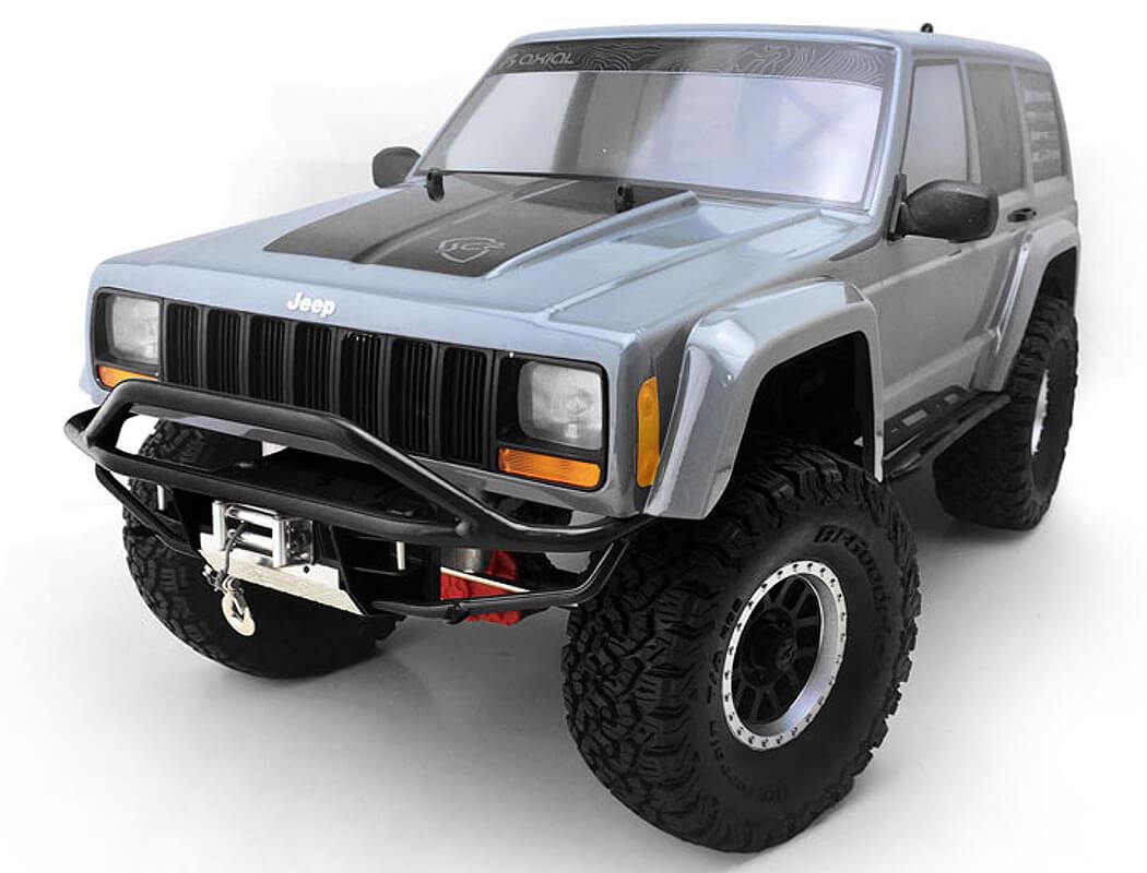 RC4WD KRABS FRONT BUMPER FOR AXIAL SCX10 II XJ (BLACK)