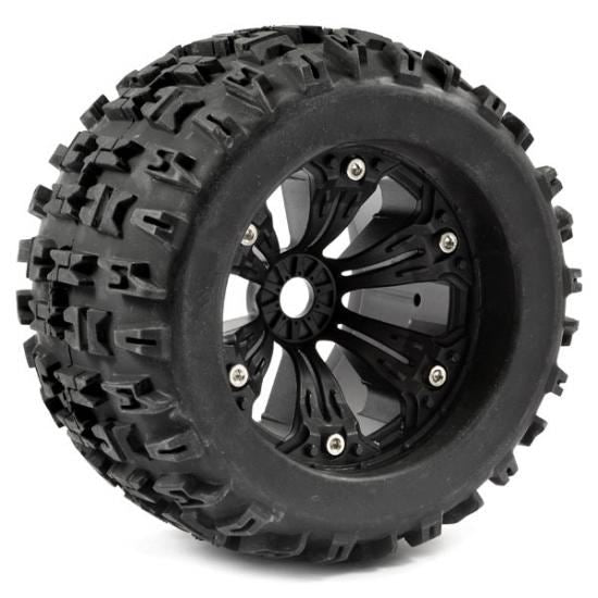 FASTRAX 1:8 MT JIGSAW MOUNTED 6-SPOKE BLACK 1/2"OFFSET(PR)