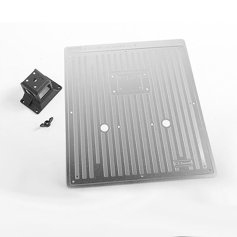 RC4WD SHIELD STEEL BED COVER W/ TIRE HOLDER FOR TRAXXAS MERCEDES-BENZ G63 AMG6X6