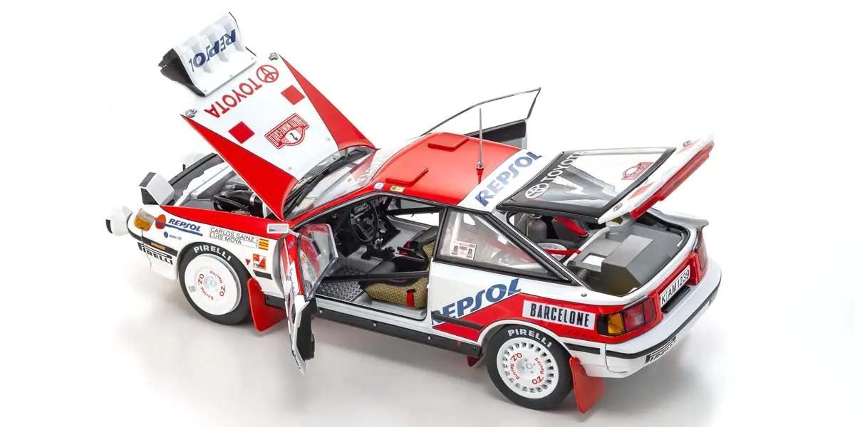 Kyosho 1:18 Toyota Celica Gt-Four C.Sainz Winner Monte Carlo1991 Nr2