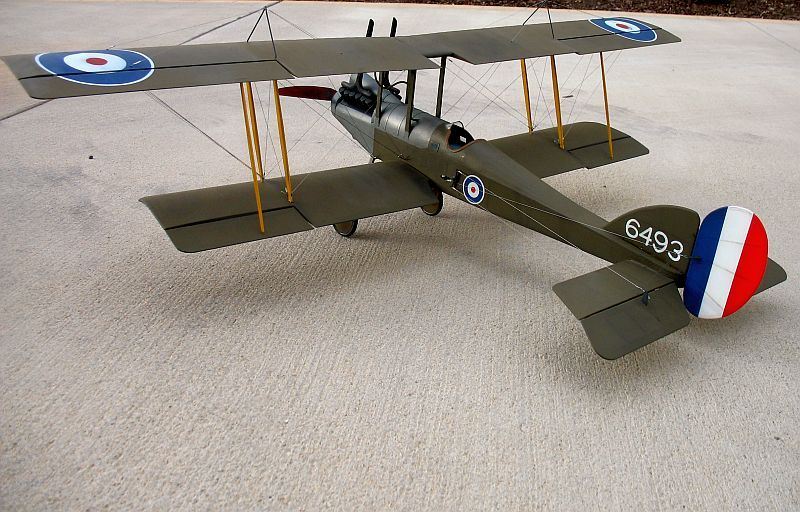 BAIR Royal Aircraft Factory BE2e/12a -electric scale kit