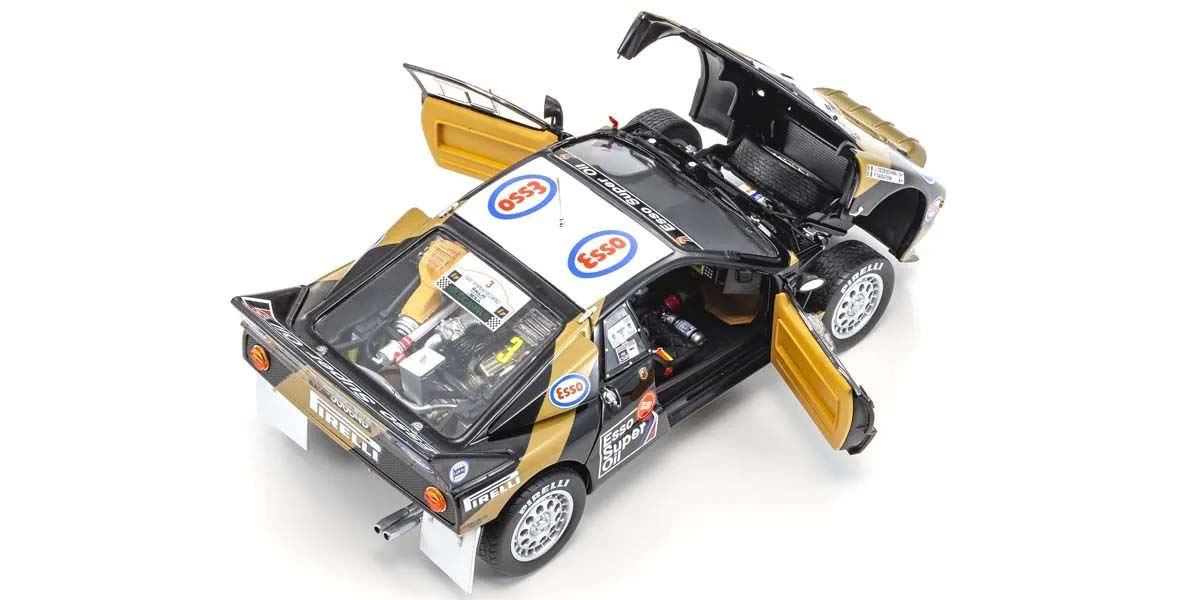 Kyosho 1:18 Lancia Rally 037 F.Tabaton Targa Florio 1985 Esso Nr.3