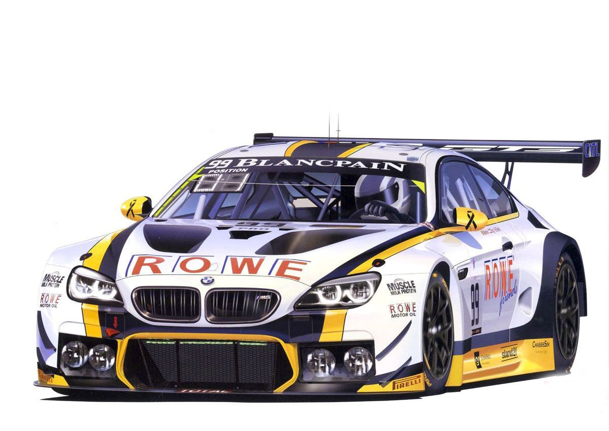 NuNu BMW M6 Gt3 Rowe 24H Spa 2016 #99 -Winner-