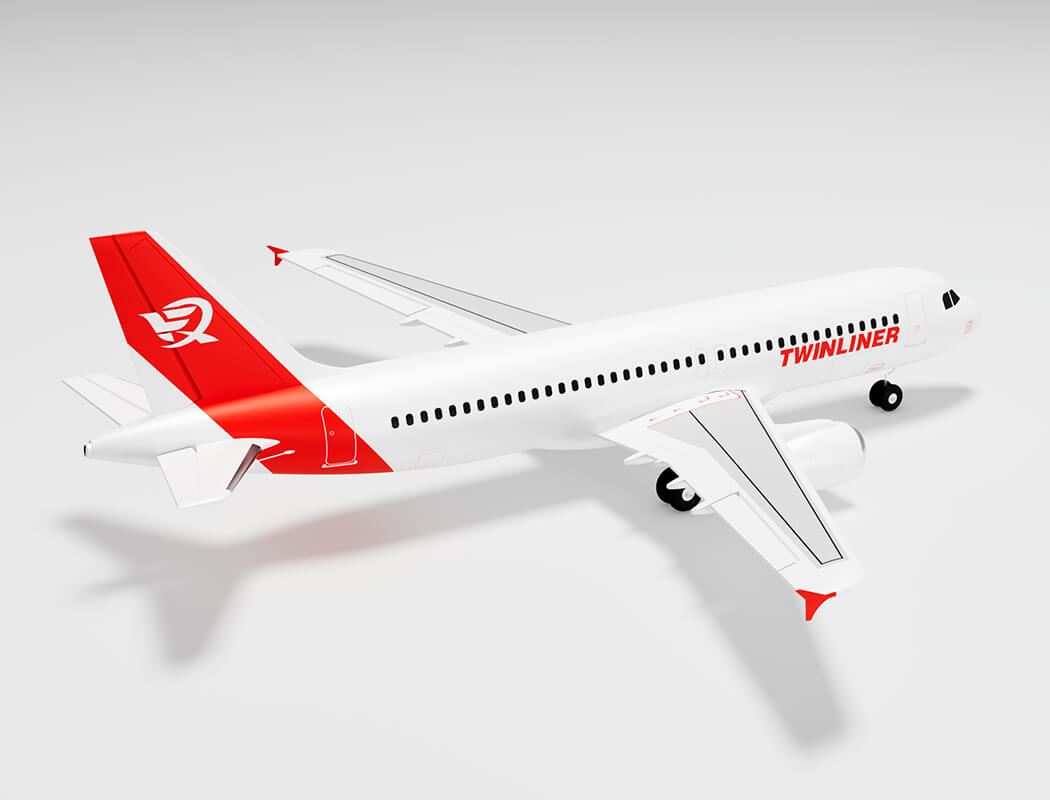 XFLY TWINLINER 40MM EDF JET w/o TX/RX/BATT