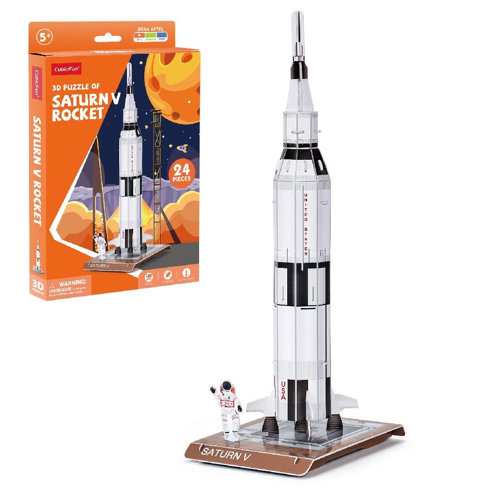 Cubicfun Saturn V Rocket (24 Pieces)
