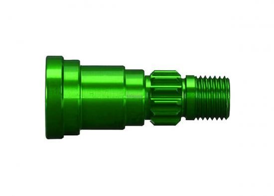 TRAXXAS Stub axle, aluminium (Green-anodised) (1) (use #7750X)