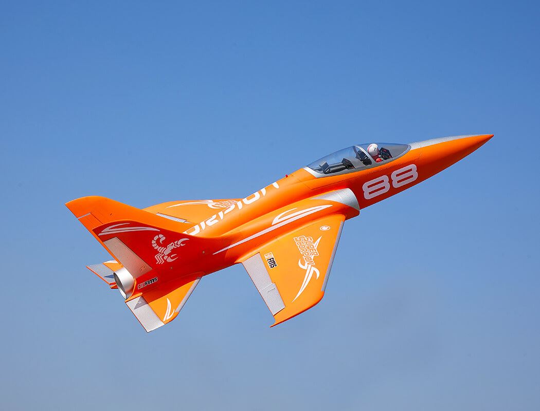 Fms 90Mm Edf Super Scorpion Pnp V2 8S Jet - Orange