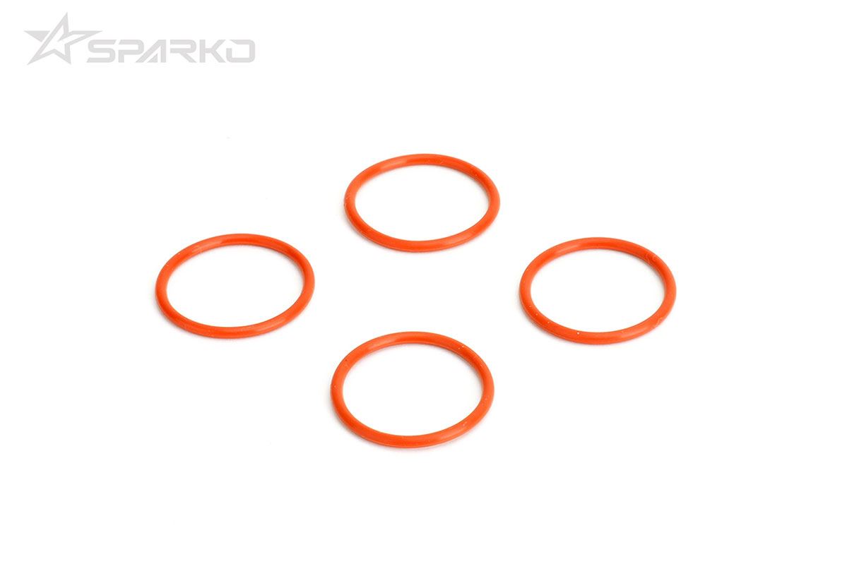 Sparko F8 Shock Spring Adjust Nut O-Ring(4Pcs)