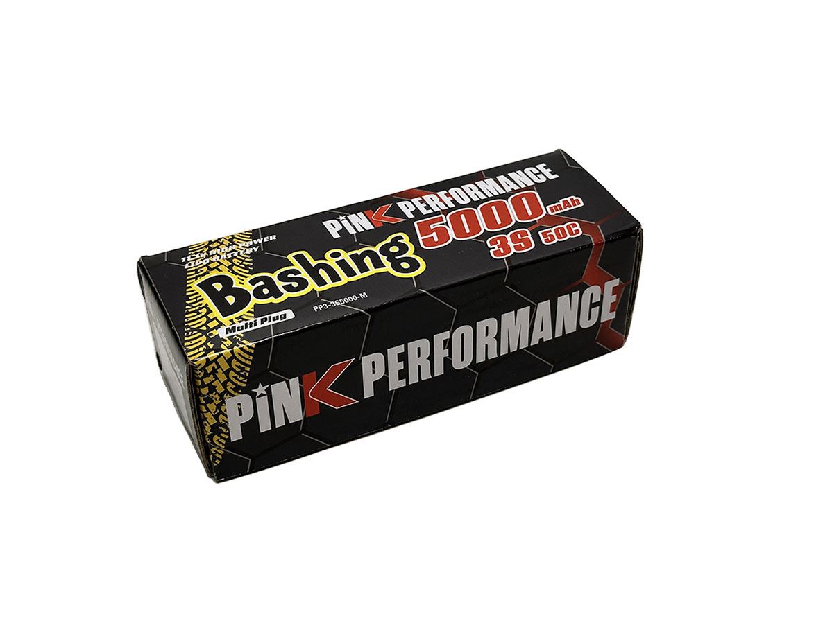 Pink Bashing Lipo 3S 11.1V-5000-50C (Multi) 139X47X39Mm 450G