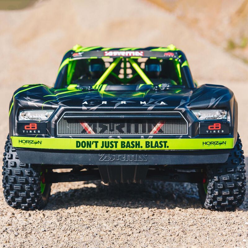 Arrma Mojave V2 6s 4WD BLX Green/Black Desert Truck with Spektrum Firma - ARA7604V2T1