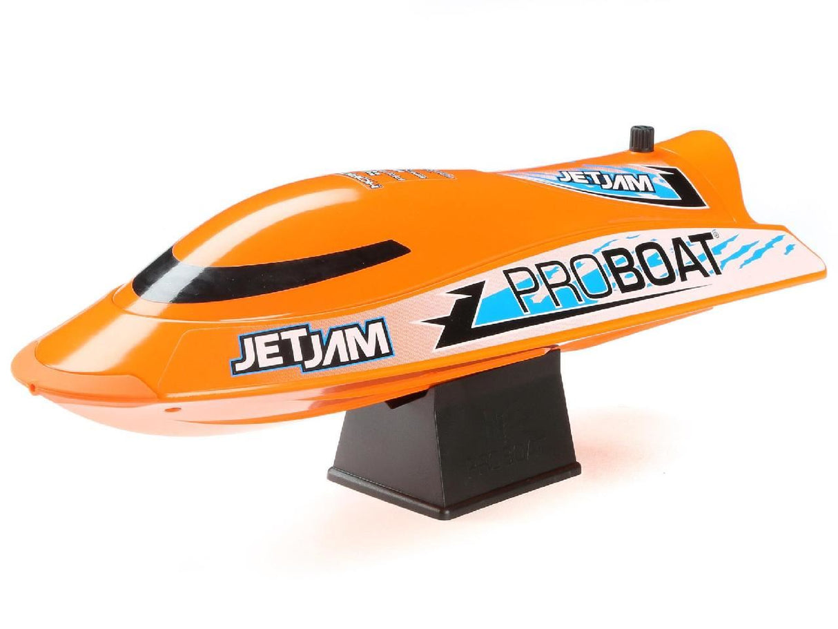 ProBoat Jet Jam V2 12in Self-Righting Pool Racer Brushed RTR, Orange