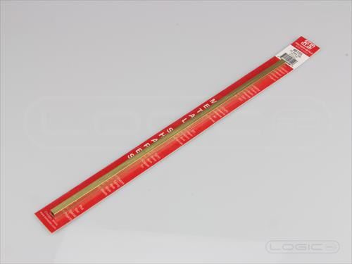 K&S Square Brass Tube 6.35 x 305mm (1/4 x 12")