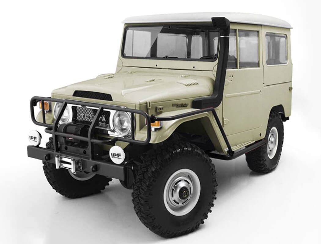 RC4WD RHINO BUMPER, SLIDERS & BUMPER EXTENSION PACKAGE FOR GELANDE 2 CRUISER (BLACK)