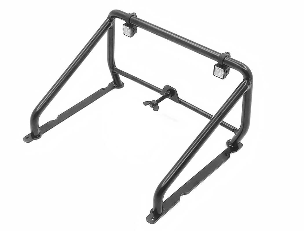 RC4WD STEEL TUBE ROLLBAR W/ FLOOD LIGHTS FOR RC4WD GELANDE II 2015 LAND ROVER DEFENDER D90 (PICK-UP)