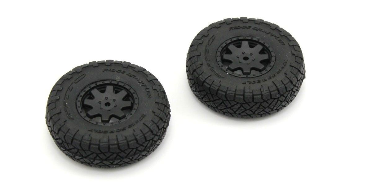 Pre-Glued Tires (2) Toyota 4Runner Kyosho Mini-Z 4X4 Mx01