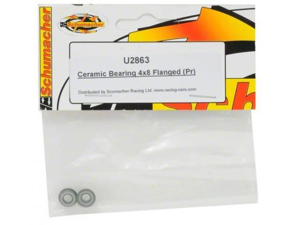 Schumacher Ceramic Bearing - 4x8x3 Flanged (pr)