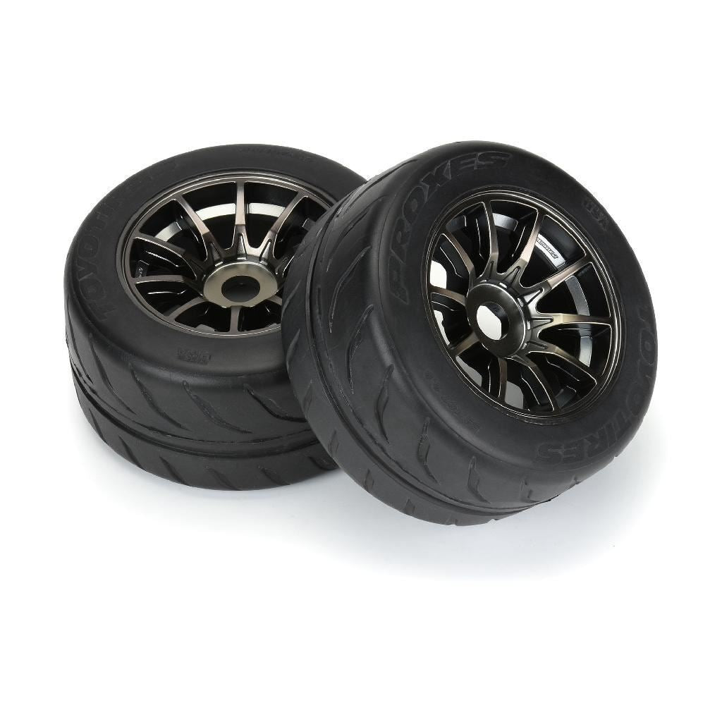 Proline 1/7 Toyo Proxes R888R S3 Rear 53/107 2.9In Belted Mtd 17mm Sp