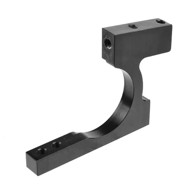 Corally Bulkhead Front Right 7075 Aluminium Black