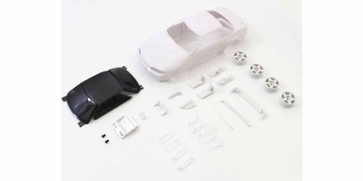 Bodyshell Skyline Gt-R R32 Gr.A Mini-Z + 4Wd Rims (White Body)