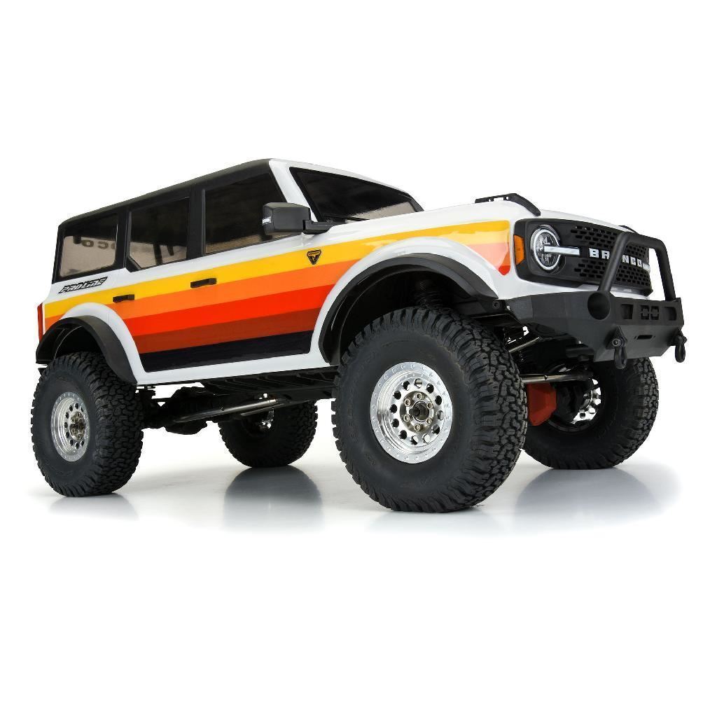 Proline 1/10 2021 Ford Bronco Clear Body Set 12.3In Wheelbase: Crawle