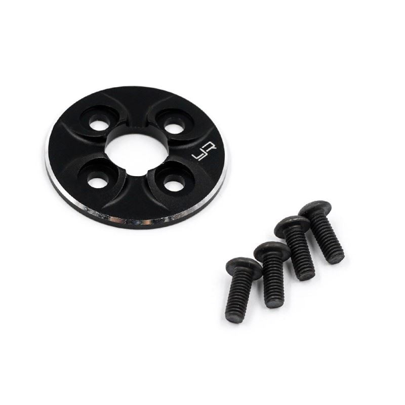 Yeah Racing Aluminum Spur Gear Support Plate Type-F For 1/10 Drift Black