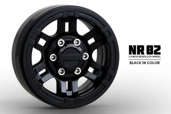 GMADE 1.9 NR02 BEADLOCK WHEELS (BLACK) (2)