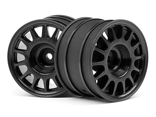 HPI Wr8 Rally Off-Road Wheel Black (48X33mm/2Pcs)