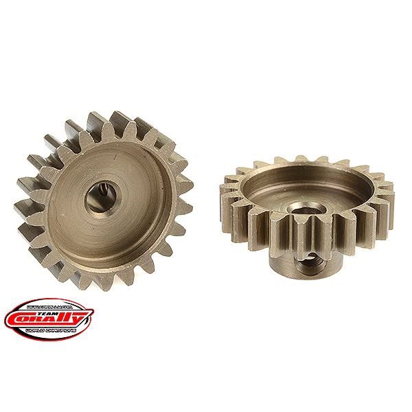 Corally 32 Dp Pinion Short Hardened Steel 21 Teeth Shaft Dia. 3.17mm