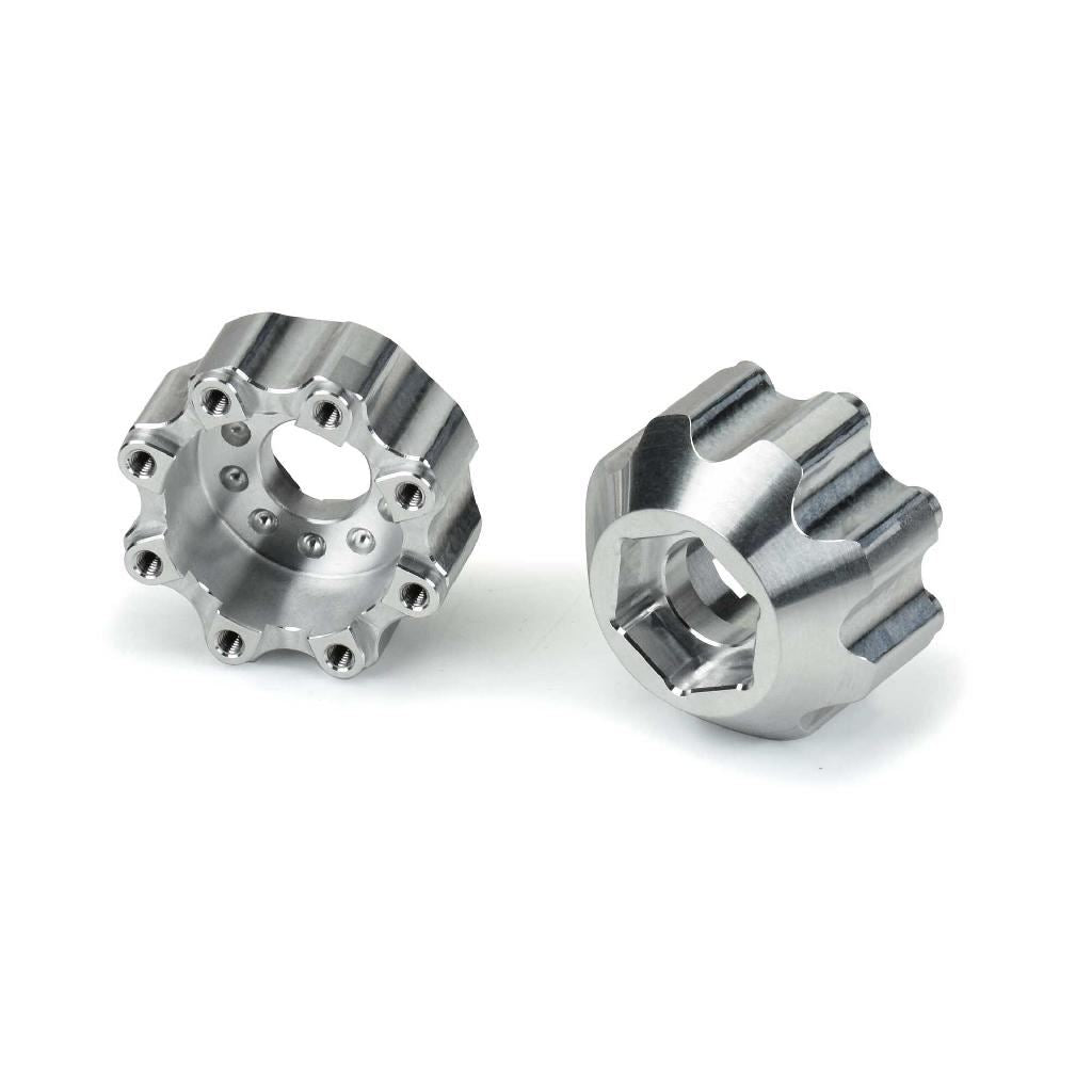 Proline 1/8 8X32 To 17mm 1/2In Offset Aluminum Hex Adapters