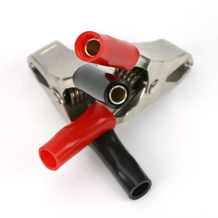 DYN Alligator Clips with 4mm Bullet Jack (2)