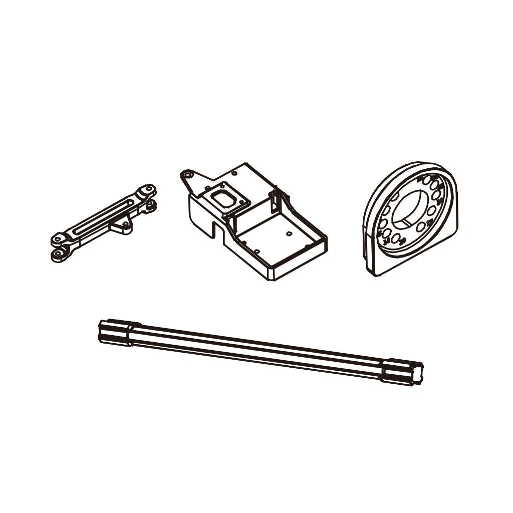 Pd Racing Ackerman Link 1Pcs
Server Support 1Pcs
Center Drive Shaft 1Pcs